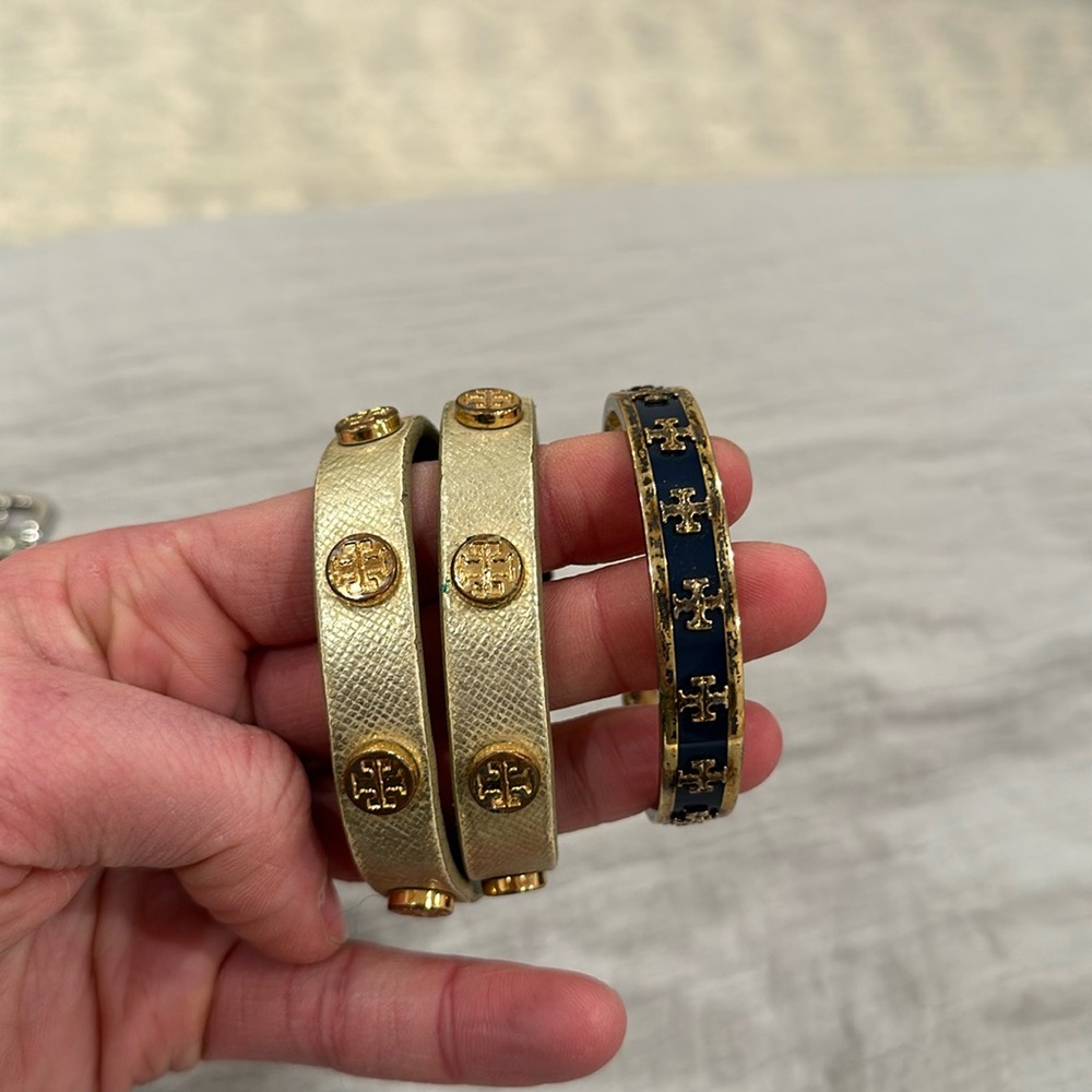 TORY BURCH WRAP BRACELET AND CUFF